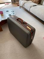 Vintage Samsonite koffer echt leder met boekje sleutel, Ophalen of Verzenden, Zo goed als nieuw, Leer