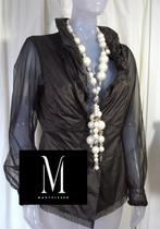 MART VISSER 🌸blazer met transparante mouwen mt 40, Maat 38/40 (M), Bruin, Mart Visser, Ophalen of Verzenden