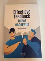 Jan Coppieters - Effectieve feedback in het onderwijs, Ophalen of Verzenden, Gelezen, Jan Coppieters