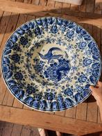 Delfts XL handpainted bord 54cm, Antiek en Kunst, Ophalen
