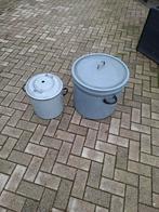 Twee goeduitziende weckketels, Huis en Inrichting, Emmers, Ophalen of Verzenden