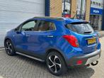 Opel Mokka 1.4 T Cosmo 4x4, schuifkanteldak, apk, lpg, clima, Gebruikt, 4 cilinders, Blauw, Handgeschakeld