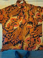 Batik herenoverhemd maat XXL, Hobby en Vrije tijd, Ophalen of Verzenden, Zo goed als nieuw, 30 tot 120 cm, Katoen