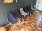 6 Eettafelstoelen, Huis en Inrichting, Ophalen, Gebruikt, Metaal, Vijf, Zes of meer stoelen