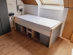 Halfhoogslaper/kajuitbed Troy Vroomshoop, Ophalen, 85 tot 100 cm, Zo goed als nieuw, Hoogslaper of Stapelbed
