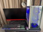 Game PC set / Zo goed als nieuw / Fortnite, Computers en Software, Desktop Pc's, Ophalen, Met monitor, 32 GB, Nitropc
