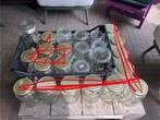 Vintage weckpotten en voorraadpotten, Huis en Inrichting, Ophalen, Gebruikt, Glas, Pot, Bus of Blik