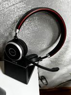 Jabra wireless headset with charging dock (never used), Computers en Software, Headsets, Ophalen, Zo goed als nieuw, Over-ear