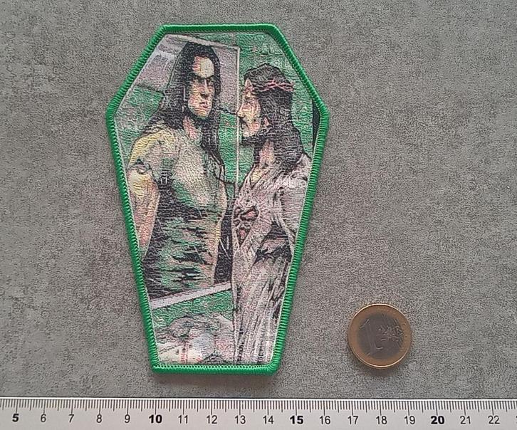Type O Negative zeer mooie coffin patch t201 Peter Steele, Verzamelen, Muziek, Artiesten en Beroemdheden, Nieuw, Kleding, Verzenden