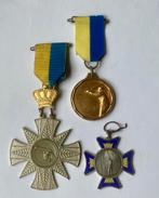 3 Oude prijsmedailles: Schietwedstrijd., Ophalen of Verzenden, Overige materialen