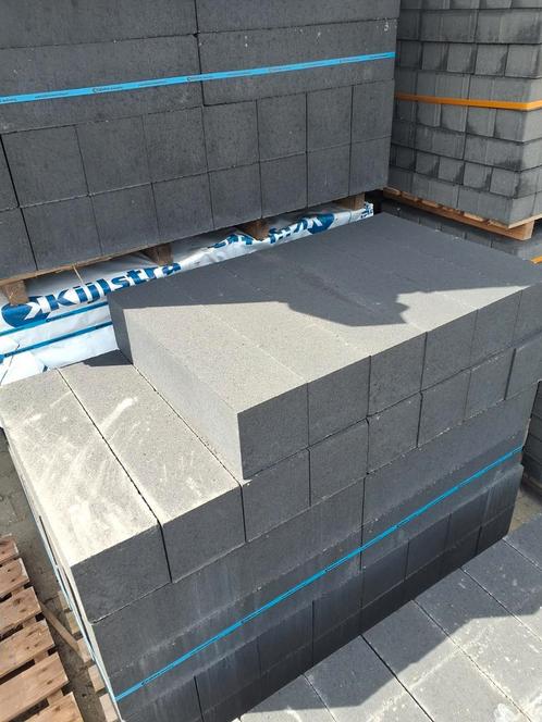Lineablokken/stapelblokken antraciet - slechts €5 per blok, Tuin en Terras, Tegels en Klinkers, Nieuw, Overige typen, Beton, 10 m² of meer