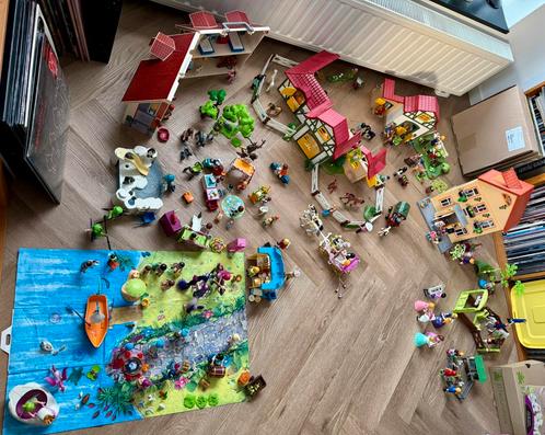 Playmobile manege, stallen, 2x huis, fantasy en meer., Kinderen en Baby's, Speelgoed | Playmobil, Gebruikt, Complete set, Ophalen of Verzenden