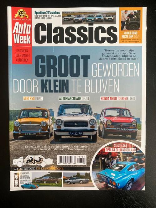 Auto Week Classics - Groot geworden door klein te blijven, Boeken, Auto's | Folders en Tijdschriften, Nieuw, Algemeen, Verzenden