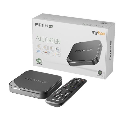 Retour: Amiko A11 Green Android IPTV Mediastreamer, Audio, Tv en Foto, Mediaspelers, Nieuw, Minder dan 500 GB, HDMI, Ophalen of Verzenden