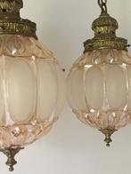 2 zeldzame antieke hallampen, Ophalen, Gebruikt, Minder dan 50 cm