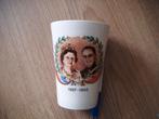 Beker Juliana en Bernhard 25 jarig huwelijk, Verzamelen, Koninklijk Huis en Royalty, Ophalen of Verzenden, Zo goed als nieuw, Nederland