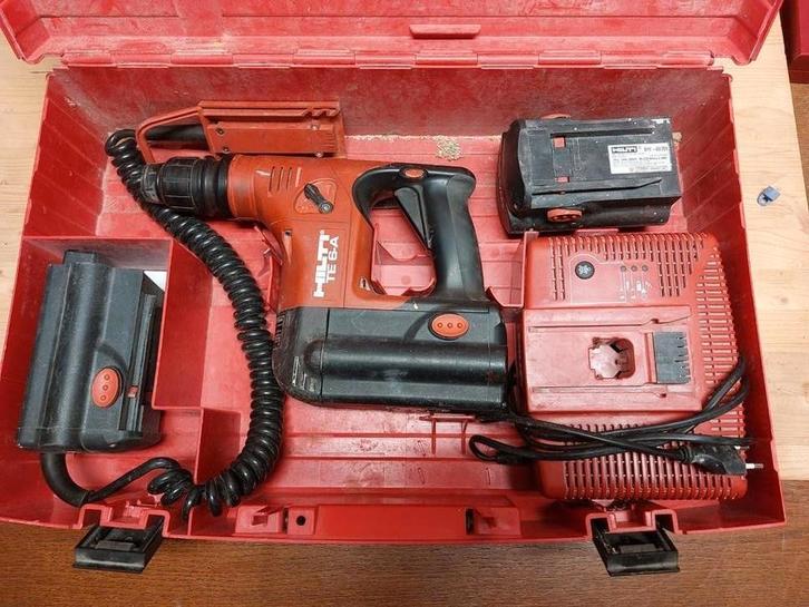 Hilti TE 6-A Accu Boorhamer - Defect, Doe-het-zelf en Verbouw, Gereedschap | Boormachines, Gebruikt, Boor- en/of Breekhamer, Ophalen of Verzenden