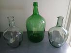 grote groene flessen, Nieuw, Ophalen of Verzenden, Glas, Minder dan 50 cm