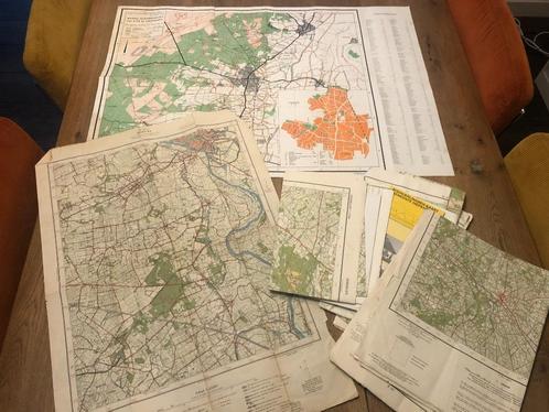 A946 Verzameling Plattegronden Landkaarten Overzichtskaarten, Boeken, Atlassen en Landkaarten, Gelezen, Landkaart, Nederland, 1800 tot 2000