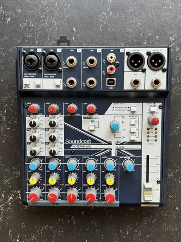 Soundcraft Notepad 8FX beschikbaar voor biedingen