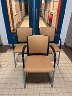 Set van 3 bureaustoelen, Huis en Inrichting, Gebruikt, Ophalen of Verzenden, Metaal, Drie