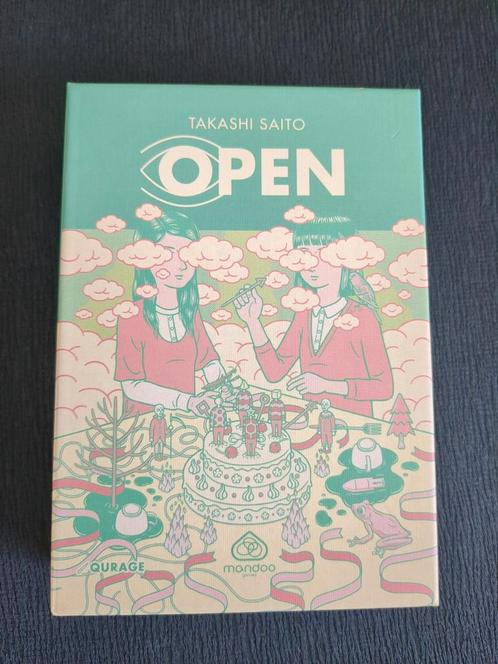 Open - Kaartspel van Takashi Saito, Hobby en Vrije tijd, Gezelschapsspellen | Kaartspellen, Zo goed als nieuw, Een of twee spelers