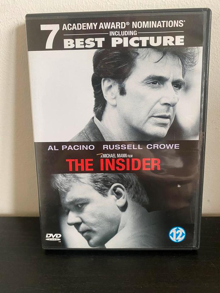 The Insider, Cd's en Dvd's, Dvd's | Thrillers en Misdaad, Zo goed als nieuw, Actiethriller, Ophalen of Verzenden