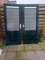 Hardhouten deur. Rechtsdraaiend en linksdraaiend, Doe-het-zelf en Verbouw, Ophalen, Gebruikt, Buitendeur, 200 tot 215 cm