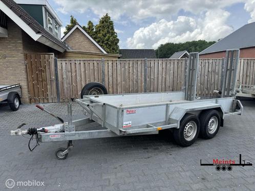 Peters Machinetransporter aanhanger 405x165 3500KG NETJES, Auto diversen, Aanhangers en Bagagewagens, Gebruikt