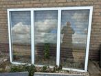 Tweedehans kozijnen met nieuw glas, Doe-het-zelf en Verbouw, Kozijnen en Schuifpuien, 75 tot 150 cm, Raamkozijn, Ophalen of Verzenden