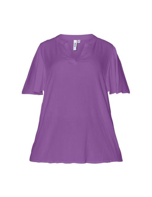 7990 blouse van CISO - maat 42, Kleding | Dames, Grote Maten, Nieuw, Blouse of Tuniek, Paars, Verzenden