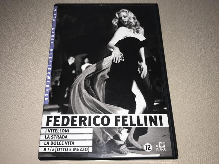 Federico Fellini box met 4 films, Cd's en Dvd's, Dvd's | Filmhuis, Italië, Verzenden