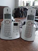 Philips cd445 handset, Telecommunicatie, Vaste telefoons | Handsets en Draadloos, Ophalen, Gebruikt, 2 handsets