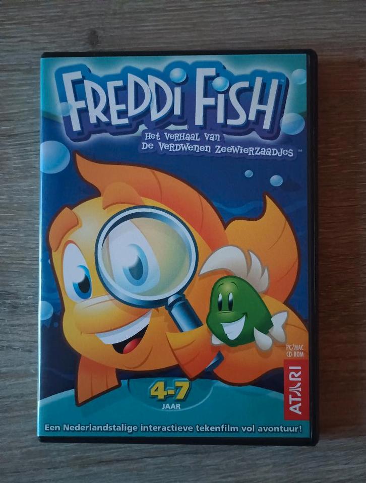 pc freddi fish 1 het verhaal van de verdwenen zeewierzaadjes, Spelcomputers en Games, Games | Pc, Gebruikt, Puzzel en Educatief