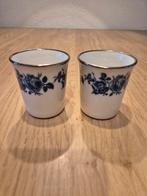Twee unieke antieke mokkakopjes., Ophalen of Verzenden