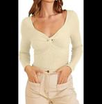 Beige trui met lange mouwen maat s, Maat 38/40 (M), Beige, Trui of Vest, Ophalen of Verzenden