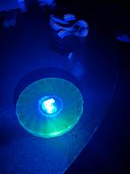 4 Uranium / mangaan glas gebaks bordjes (365 nm UV reactief), Ophalen of Verzenden