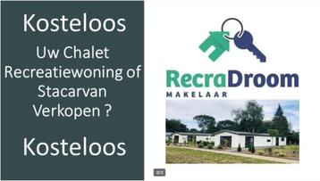 Uw Chalet Stacaravan Recreatiewoning verkopen wij helpen u beschikbaar voor biedingen