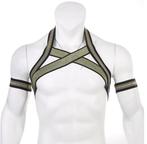 Heren gouden borst harnas met armbanden / borstharnas club, Verzenden, Nieuw, Overige maten, Overige thema's