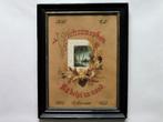 Antiek borduurwerk ca. 1892 in originele antieke lijst, Antiek en Kunst, Ophalen of Verzenden