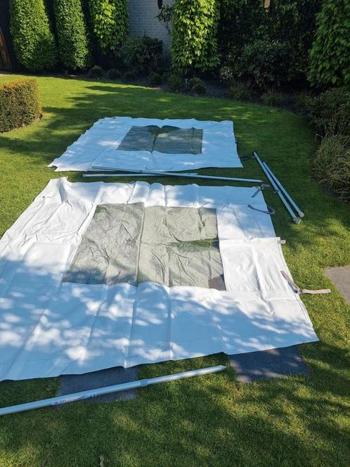 Zijwand caravanluifel met raam NIEUWSTAAT, Caravans en Kamperen, Caravan accessoires, Ophalen of Verzenden