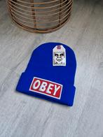 Nieuwe wintermuts / blauw / obey, Ophalen of Verzenden, Nieuw, Overige maten, Muts