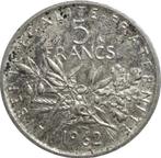 Frankrijk 5 francs 1962 (UNC, zilver), Ophalen of Verzenden, Frankrijk, Losse munt, Zilver