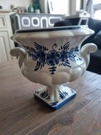 Delfts blauw dutch Jardiniere vintage handbeschilderd, Ophalen of Verzenden