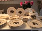 Old Treviris Villeroy&Boch antiek servies met fruitmanden, Ophalen, Gebruikt, Porselein, Compleet servies