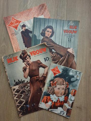 Vintage Damesbladen HET RIJK DER VROUW Tijdschriften  beschikbaar voor biedingen
