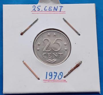 25 cent 1978 - Nederlandse Antillen UNC  beschikbaar voor biedingen