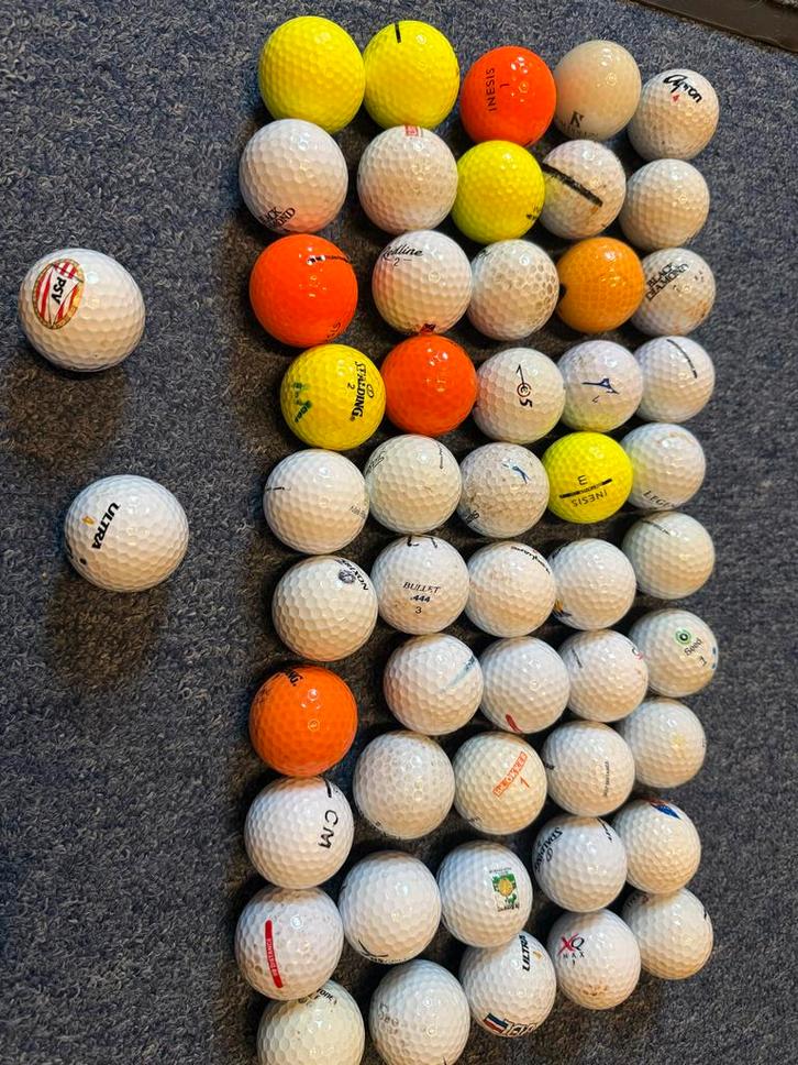 Grote verzameling golfballen - diverse merken - 200 stuks, Sport en Fitness, Golf, Gebruikt, Bal(len), Overige merken, Ophalen of Verzenden
