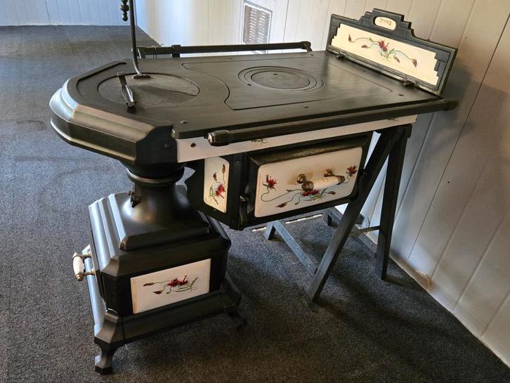 Antieke Brabantse Platte Buis Kachel - Asselbergs, Antiek en Kunst, Antiek | Overige Antiek, Ophalen of Verzenden