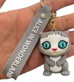 sleutelhanger Cheshire , kat uit Alice in Wondeland - nieuw, Ophalen of Verzenden, Nieuw, Knuffel of Figuurtje